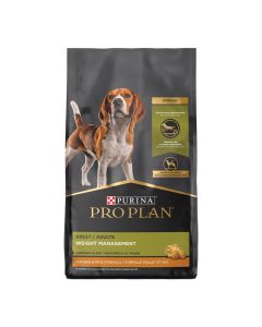 Purina Pro Plan Adult Weight Management Shredded Blend Chicken & Rice Formula Dry Dog Food 34 lbs.