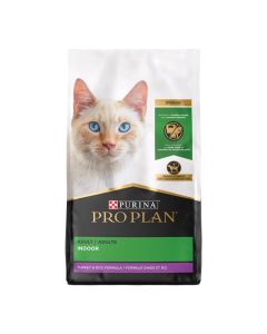 Purina Pro Plan Adult Indoor Turkey & Rice Formula Dry Cat Food 3.5 lbs.