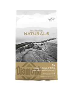 Diamond Naturals Light Lamb Meal & Rice Adult Dry Dog Food 30 lbs.