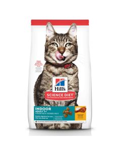 Hill�s Science Diet Adult 7+ Indoor Sr. Cat Food Chicken Recipe 3.5 lbs.