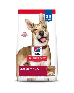 Hill's Science Diet Adult Lamb Meal & Brown Rice Recipe Dog Food 33 lbs.