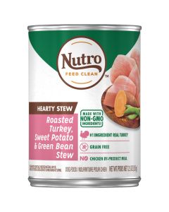Nutro Hearty Stew Adult Chunky Chicken & Turkey Stew Canned Dog Food 12.5 oz.