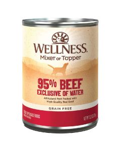 Wellness 95% Beef Canned Dog Food 13.2 oz.