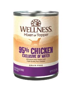 Wellness 95% Chicken Canned Dog Food 13.2 oz.