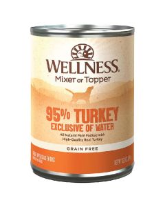 Wellness 95% Turkey Canned Dog Food 13.2 oz.