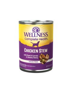 Wellness Chicken Stew with Peas & Carrots Canned Dog Food 12.5 oz.
