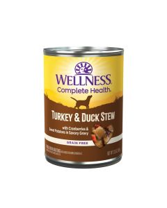 Wellness Turkey & Duck Stew with Sweet Potatoes & Cranberries Dog Food 12.5 oz.