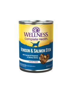 Wellness Venison & Salmon Stew with Potatoes & Carrots Dog Food 12.5 oz.