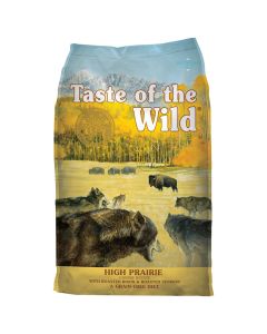 Taste of the Wild High Prairie Canine Recipe with Roasted Bison & Roasted Venison Dog Food 5 lbs