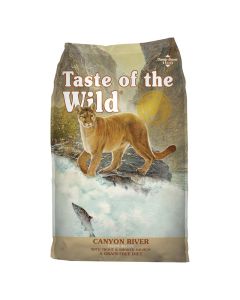Taste of the Wild Canyon River Feline Recipe with Trout & Smoked Salmon Cat Food 5 lbs