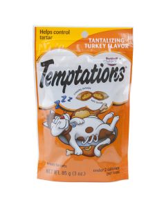 Whiskas Temptations Treats for Cats Tantalizing Turkey Flavor 3 oz.
