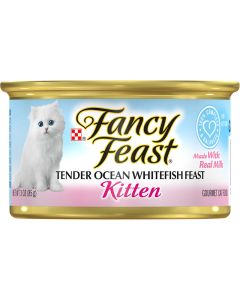 Fancy Feast Kitten Classic Paté Tender Ocean Whitefish Cat Food 3 oz.