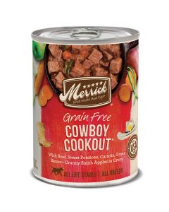 Merrick Grain Free Cowboy Cookout in Gravy Dog Food 12.7 oz