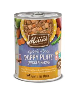 Merrick Grain Free Puppy Plate Chicken Recipe in Gravy 12.7 oz