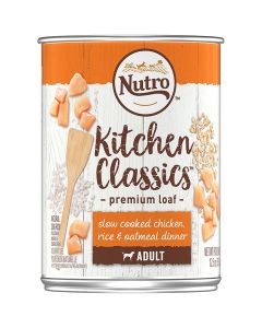 Nutro Kitchen Classics Slow Cooked Chicken, Rice, & Oatmeal Dinner Premium Loaf 12.5 oz.