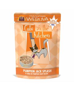 WERUVA Cats in the Kitchen Pumpkin Jack Splash Tuna in Pumpkin Soup Recipe Cat Food 3 oz