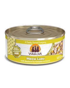 WERUVA Meow Luau with Mackerel and Pumpkin Super Luxe Cat Food 5.5 oz.