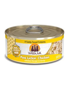 WERUVA Paw Lickin' Chicken with Chicken in Gravy Canned Cat Food 5.5 oz