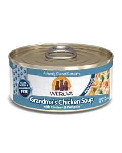 WERUVA Grandma's Chicken Soup with Chicken and Pumpkin Canned Cat Food 5.5 oz.