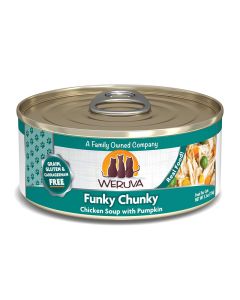 WERUVA Funky Chunky Chicken Soup With Pumpkin Canned Cat Food 5.5 oz