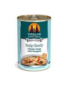 WERUVA Classic Funky Chunky Chicken Soup with Pumpkin Dog Food 14 oz.