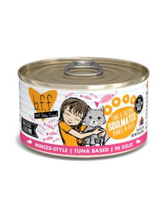 WERUVA b.f.f. Tuna & Salmon Soulmates Dinner in Gel�e Cat Food 3 oz