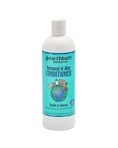 earthbath Oatmeal & Aloe Conditioner, Vanilla & Almond Scent, 16 oz.