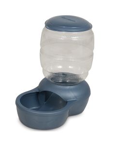 Petmate Replendish Feeder with Microban Pearl Peacock Blue Small