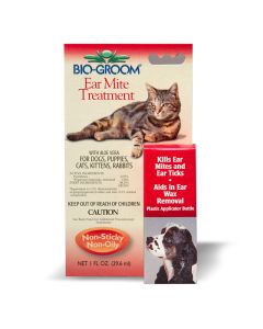 Bio-Groom Ear Mite Treatment with Aloe Vera 1 oz.