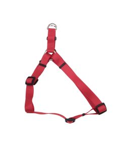 Coastal Adjustable Comfort Wrap Red Harness 5/8" X 16-24"