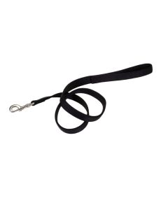 Coastal Double-Ply Dog Leash Black 1" x 4'
