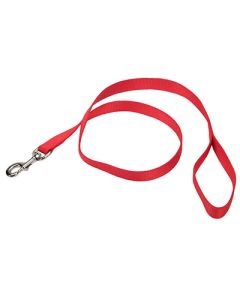 Coastal Single-Ply Dog Leash Red 3/8" x 6'