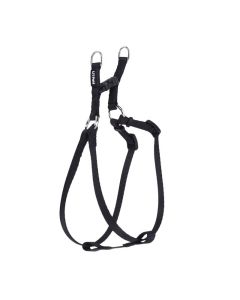 Coastal Li'l Pals Comfort Wrap Adjustable Dog Harness Black 3/8" X 8"-14"