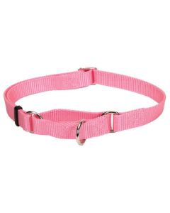 Coastal No Slip Adjustable Nylon Dog Collar Pink Bright 5/8" x 10" - 14"