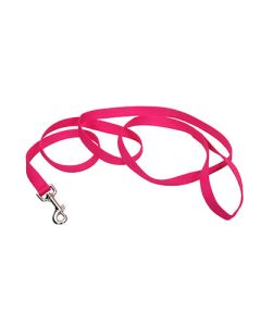 Coastal Single-Ply Dog Leash Pink Flamingo 1" x 6'