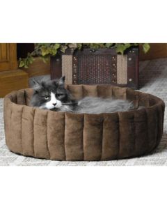 K&H Kitty Kup 16" Tan/Mocha