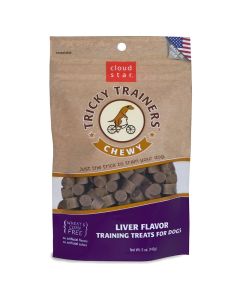 Cloud Star Tricky Trainers Chewy Dog Treats Liver 5 oz.