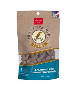 Cloud Star Tricky Trainers Chewy Dog Treats Salmon 5 oz.