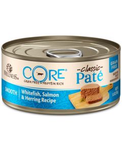 Wellness Core Classic Pate Whitefish, Salmon & Herring Grain Free Canned Cat Food 5.5 oz.