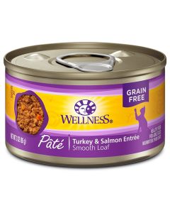 Wellness Complete Health Pate Turkey & Salmon Recipe Canned Cat Food 3 oz.