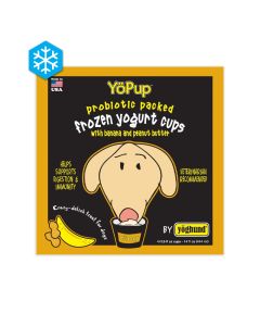 Yoghund YoPup Frozen Yogurt Cups with Banana and Peanut Butter