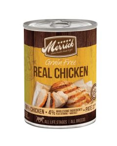 Merrick Grain Free Real Chicken Canned Dog Food 12.7 oz