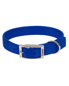 Coastal Traditional Double Ply Blue Collar 1" X 24"