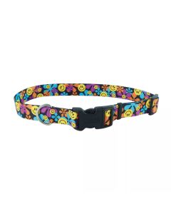 Coastal Adjustable Wildflower Styles Dog Collar 3/4" X 14"-20"