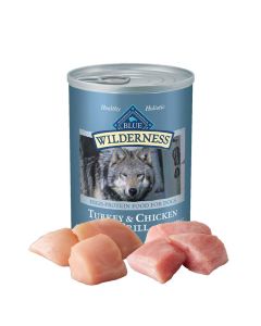 Blue Buffalo BLUE Wilderness Turkey & Chicken Grill Dog Food 12.5 oz.
