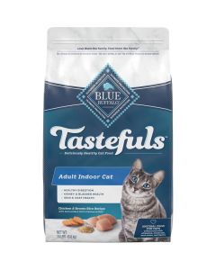 Blue Buffalo Tastefuls Adult Indoor Cat Chicken & Brown Rice Recipe 7 lbs.