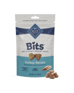 Blue Buffalo BLUE Bits Natural Soft-Moist Training Treats Turkey 4 oz.