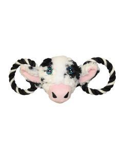 Jolly Pets Jolly Tug Tug-A-Mals Cow 8"