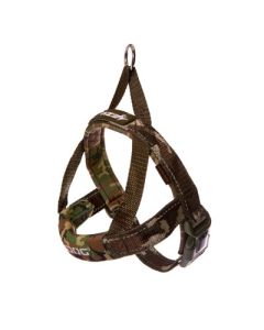 EzyDog Quick-Fit Harness Green Camo Extra Large Girth 33-42"