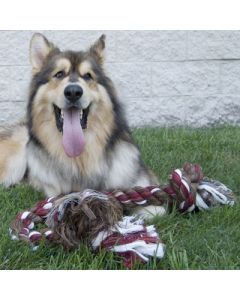 Mammoth Flossy Chews 2 Knot Rope Dog Toy 42" Colossal
